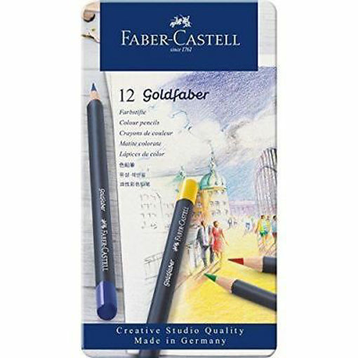 Picture of FABER CASTELL PENCIL COLOURS TIN X12